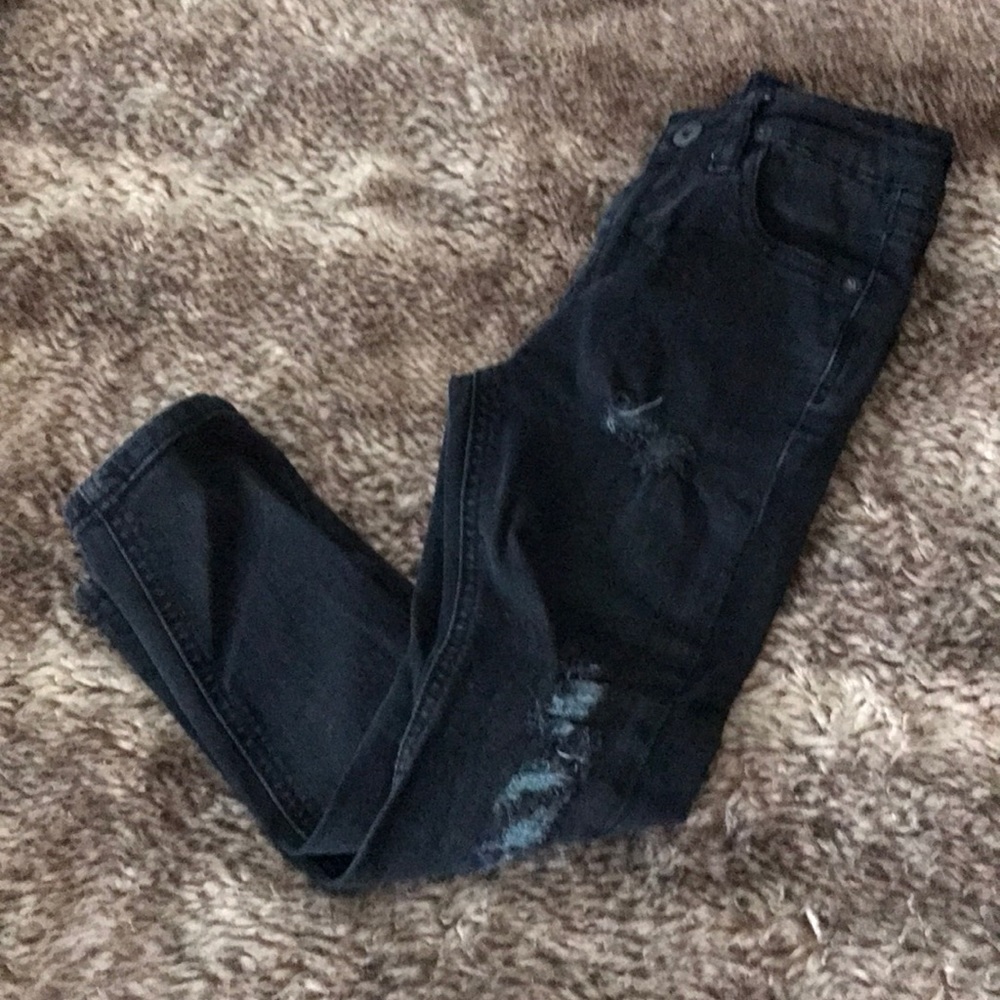 Hudson Kids Black Wash Jagger Slim Straight Jeans